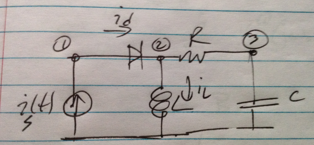 Peeter Joot S Blog A Sample Diode Rlc Circuit