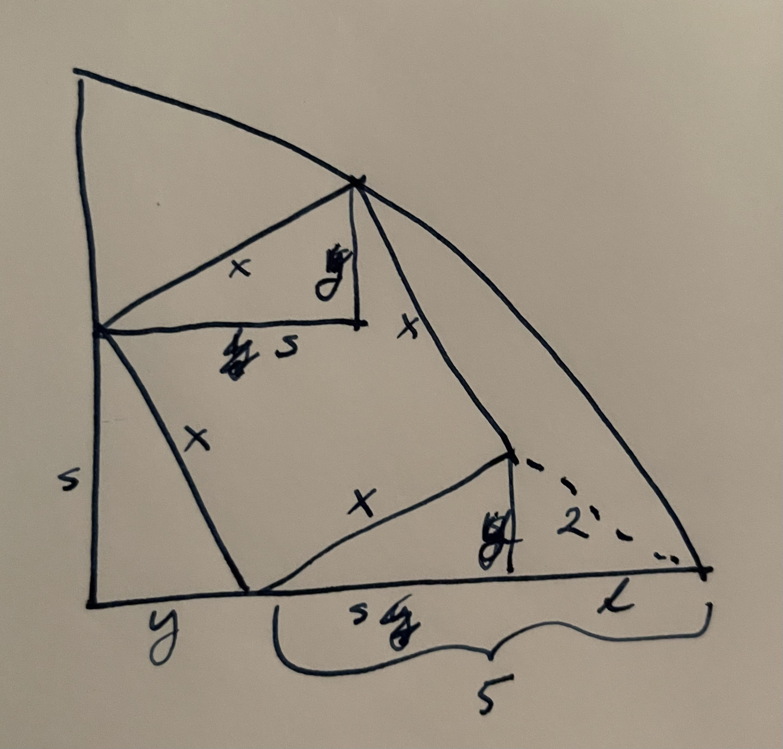 peeter-joot-s-blog-a-silly-geometry-problem-length-of-side-of-square